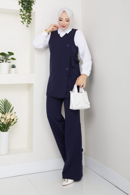 3lü Set Takım bağlamalı Lacivert