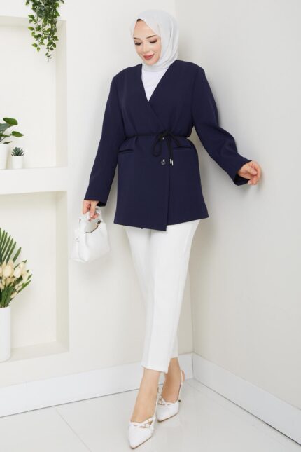Ceket Bağlamalı Lacivert