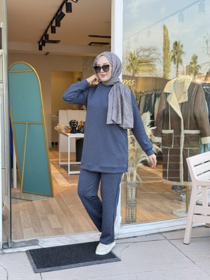 Oysho grı ıkılı takım