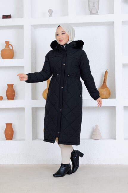 Krınkıl kumaş mont