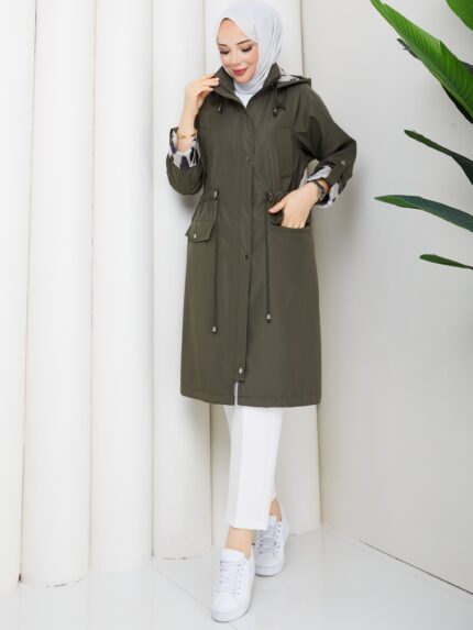 Hakı renk bonded renkli astarlı