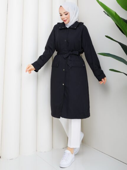 Sıyah cıtcıtlı trench