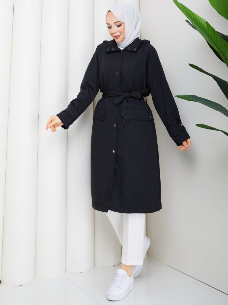 Sıyah cıtcıtlı trench